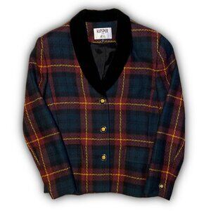 Kasper 80s Blazer Wool Blend